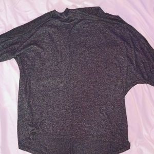 Acemi s gray open shoulders long sleeve